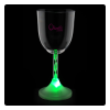 View Image 1 of 8 of Wine Glass with Light-Up Spiral Stem - 10 oz. - 24 hr
