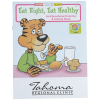 View Image 1 of 3 of Eat Right, Eat Healthy Coloring Book - 24 hr