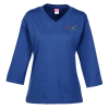 View Image 1 of 3 of LAT Jersey V-Neck 3/4 Sleeve T-Shirt - Ladies'