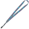 View Image 1 of 1 of Dye-Sub Lanyard - 3/4" - 32" - Metal Bulldog Clip