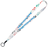 View Image 1 of 1 of Dye-Sub Lanyard - 3/4" - 34" - Metal Split Ring