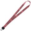 View the Heathered Lanyard - 3/4" - 36" - Plastic O-Ring