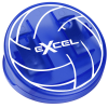 View Image 1 of 1 of Keep-it Clip - Volleyball - Translucent - 24 hr