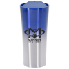View Image 1 of 2 of Ombre Swivel Lid Stainless Tumbler - 18 oz. - 24 hr