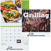 View Image 1 of 3 of Grilling Wall Calendar - Spiral