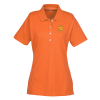 View Image 1 of 3 of Cotton Stretch Perfect Polo - Ladies' - 24 hr