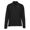 View Image 1 of 2 of Vansport Omega Solid Mesh LS Tech Polo - Men's - 24 hr