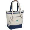 View Image 1 of 3 of Cabana Cotton Boat Tote - Embroidered