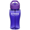 View Image 1 of 4 of Poly-Pure Lite Bottle with Flip Straw Lid - 18 oz.