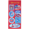 View Image 1 of 2 of Super Kid Sticker Sheet - 4th of July