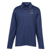View Image 1 of 3 of Pinnacle Cotton Blend Long Sleeve Polo - Men's