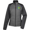 View Image 1 of 3 of Quilted Hybrid Soft Shell Jacket - Ladies'