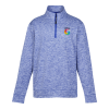 View Image 1 of 3 of Voltage 1/4-Zip Heather Pullover - Embroidered