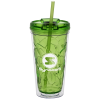 View Image 1 of 2 of Bloom Geometric Tumbler with Straw - 16 oz.