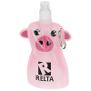 View Image 1 of 2 of Paws and Claws Foldable Bottle - 12 oz. - Pig - 24 hr