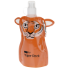 View Image 1 of 2 of Paws and Claws Foldable Bottle - 12 oz. - Tiger - 24 hr