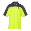 View Image 1 of 2 of Balance Colorblock Performance Pique Polo - Men's
