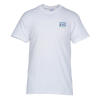 View Image 1 of 2 of Gildan 5.3 oz. Cotton T-Shirt - Men's - Embroidered - White - 24 hr