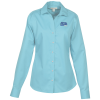 View Image 1 of 3 of Wrinkle Free Twill Shirt - Ladies'