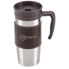 View Image 1 of 2 of Cutter & Buck Leather Travel Mug - 14 oz. - 24 hr