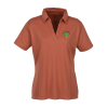 View Image 1 of 3 of Saratoga Textured Grid Polo - Ladies'
