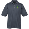 View Image 1 of 3 of Woodside Textured Grid Polo - Men's