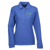 View Image 1 of 3 of Stamina Performance Long Sleeve Polo - Ladies'