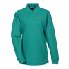 View Image 1 of 3 of Victory Long Sleeve Pique Polo - Ladies'
