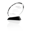 View Image 1 of 2 of Ovate Crystal Award - 5"