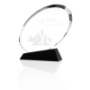 View Image 1 of 2 of Ovate Crystal Award - 7"