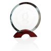 View Image 1 of 3 of Ruby Arch Crystal Award