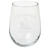 View Image 1 of 2 of Stemless White Wine Glass - 17 oz. - 24 hr