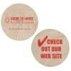 View Image 1 of 1 of Wooden Nickel - Website - 24 hr