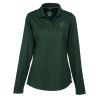 View Image 1 of 3 of Dade Textured Performance LS Polo - Ladies'