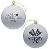 View Image 1 of 3 of Flat Shatterproof Ornament - Merry Christmas
