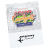 View Image 1 of 2 of Color Comfort Grown Up Coloring Book - Voyages & Vistas