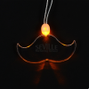 View Image 1 of 5 of Light-Up Pendant Necklace - Mustache