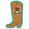 View Image 1 of 3 of Cushioned Jar Opener - Cowboy Boot - Full Color