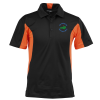 View Image 1 of 1 of Side Blocked Micropique Sport-Wick Polo - Men's - Embroidered - 24 hr