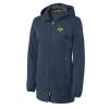 View Image 1 of 4 of Lightweight Hooded Colorblock Soft Shell Jacket - Ladies' - 24 hr