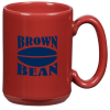 View Image 1 of 1 of USA Made El Grande Mug - 15 oz. - Red