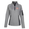 View Image 1 of 3 of Cutter & Buck Shaw Hybrid 1/2-Zip Pullover - Ladies'