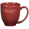 View Image 1 of 1 of USA Made Bistro Mug - 14 oz. - Red