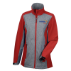 View Image 1 of 4 of Vesper Colorblock Soft Shell Jacket - Ladies' - 24 hr