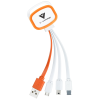 View Image 1 of 4 of Flashing 3-in-1 Charging Cable
