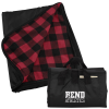 View Image 1 of 3 of Outdoorsy Blanket - Plaid - 24 hr