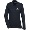 View Image 1 of 3 of Clique Evans Easy Care Long Sleeve Polo - Ladies'