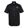 View Image 1 of 3 of Avesta Stain Resistant Short Sleeve Twill Shirt - Men's