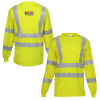 View Image 1 of 4 of Snag-Resistant Reflective Long Sleeve T-Shirt