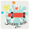 View Image 1 of 1 of Full Color Sticker - Square - 4" x 4" - Round Corners